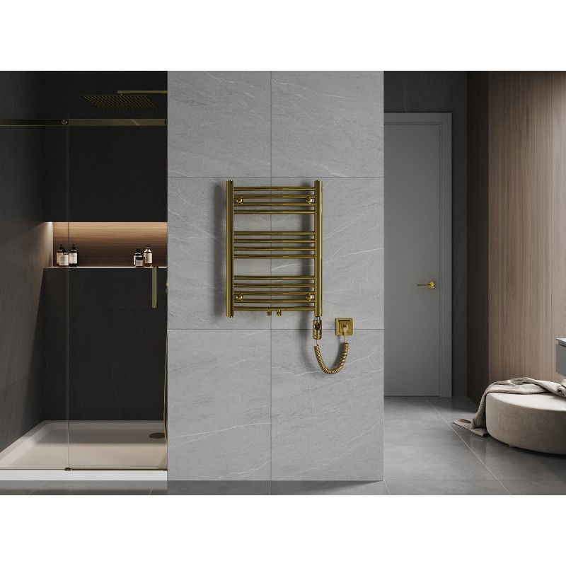 Mexen Ares elektromos radiátor 700 x 500 mm, 300 W, arany - W102-0700-500-2300-50