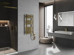 Mexen Ares elektromos fűtőtest 900 x 400 mm, 300 W, arany - W102-0900-400-2300-50