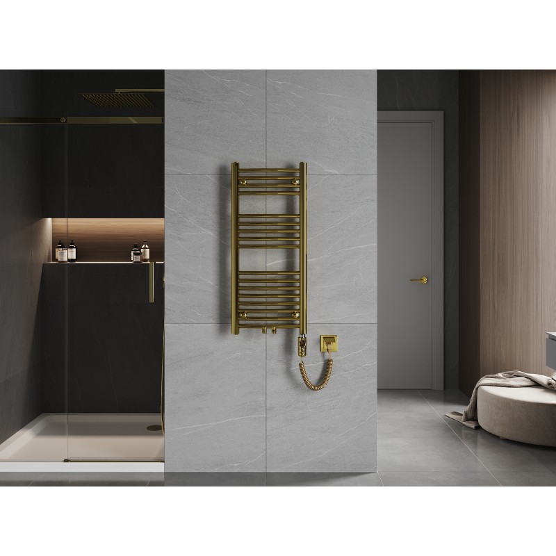 Mexen Ares elektromos fűtőtest 900 x 400 mm, 300 W, arany - W102-0900-400-2300-50