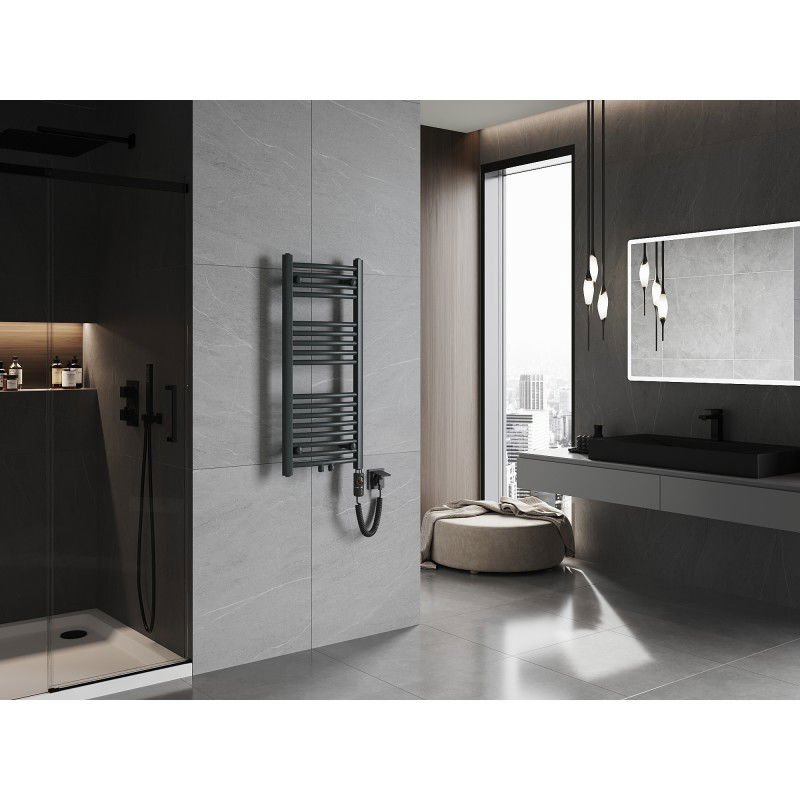 Mexen Ares elektromos radiátor 900 x 400 mm, 300 W, antracit - W102-0900-400-2300-66