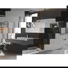 Grădina electrică Mexen Ares 900 x 500 mm, 300 W, crom - W102-0900-500-2300-01