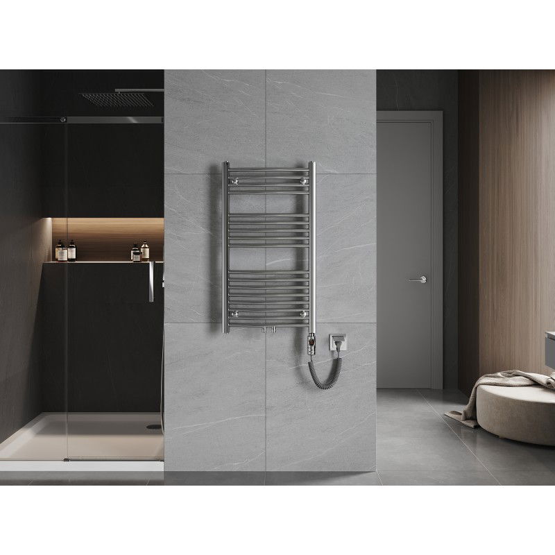 Mexen Ares elektromos radiátor 900 x 500 mm, 300 W, króm - W102-0900-500-2300-01