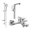 Mexen Milo Set de cadă DF40, crom - 713153DF40-00
