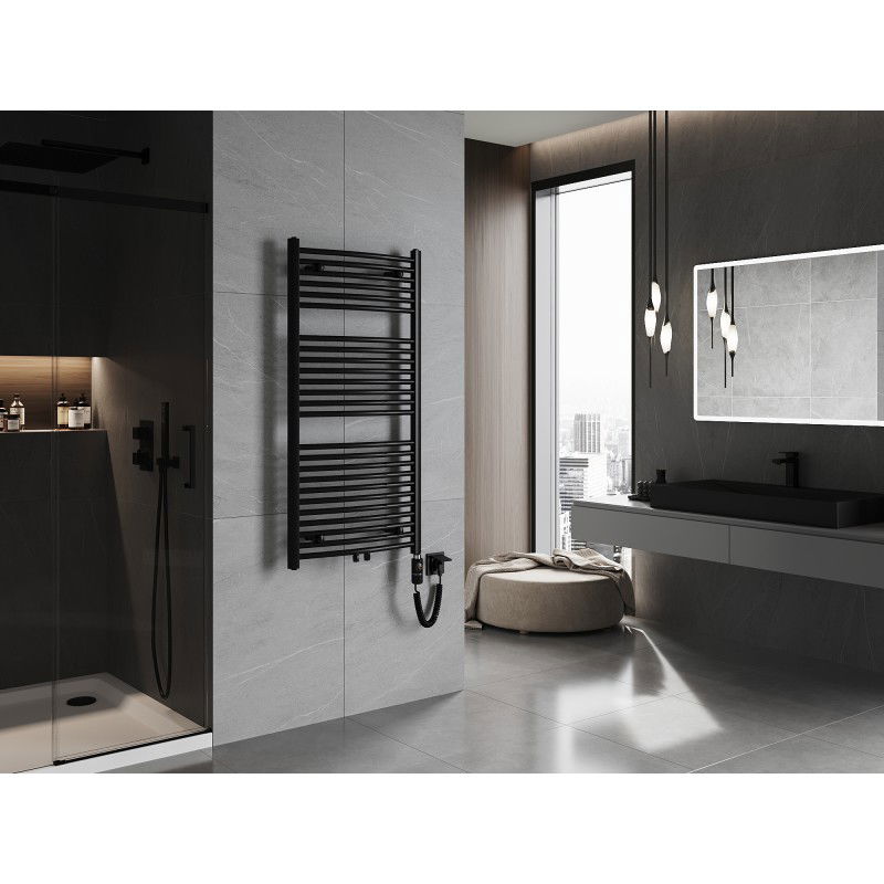 Mexen Ares elektromos radiátor 1200 x 600 mm, 600 W, fekete - W102-1200-600-2600-70