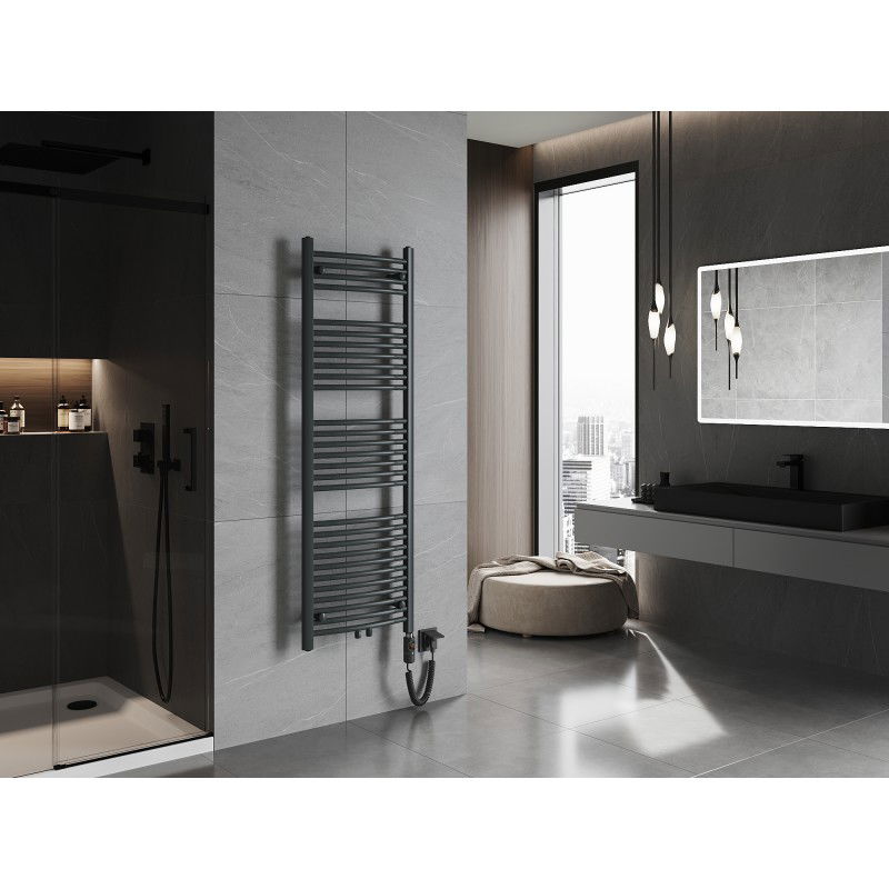 Mexen Ares radiator electric 1500 x 500 mm, 600 W, antracit - W102-1500-500-2600-66