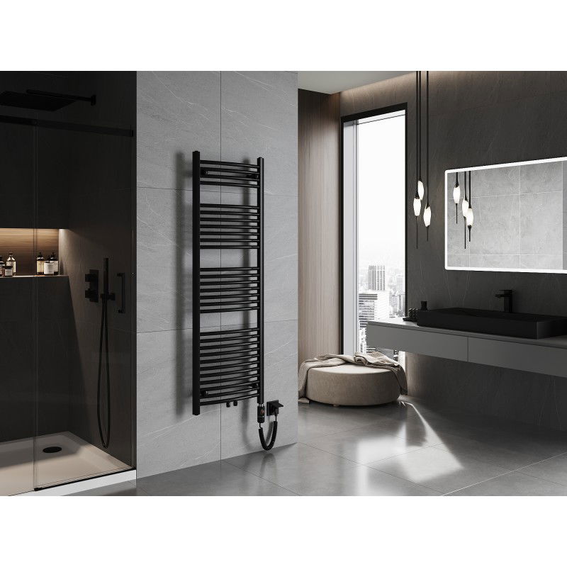 Mexen Ares elektromos radiátor 1500 x 500 mm, 600 W, fekete - W102-1500-500-2600-70