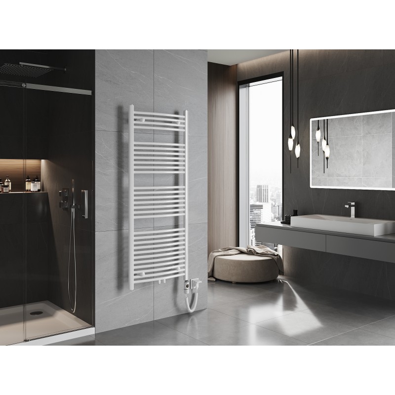 Mexen Ares 1500 x 600 mm-es, 900 W-os fehér elektromos radiátor - W102-1500-600-2900-20