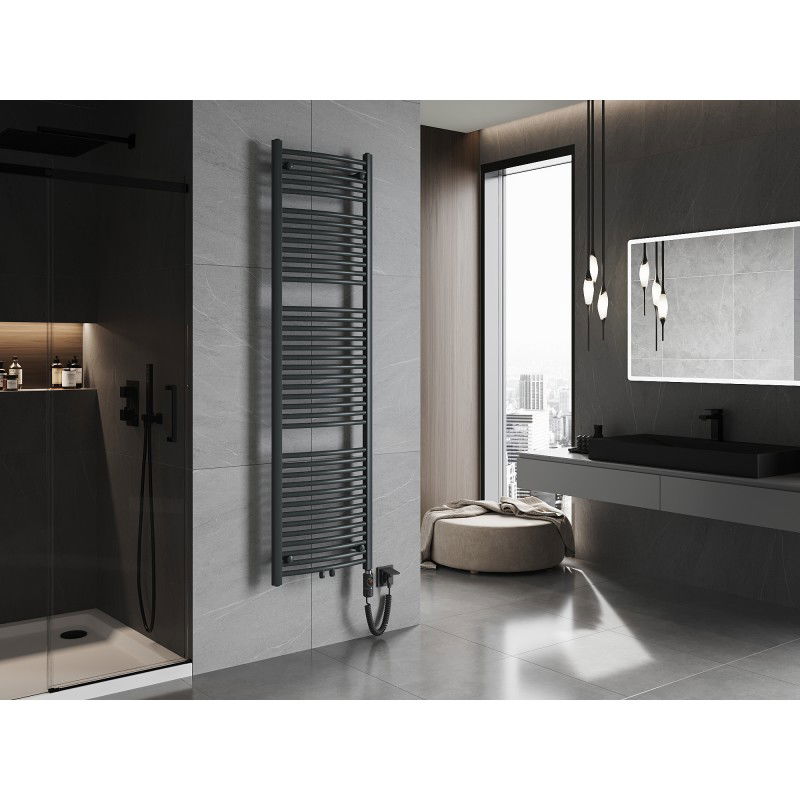 Mexen Ares radiator electric 1800 x 500 mm, 900 W, antracit - W102-1800-500-2900-66