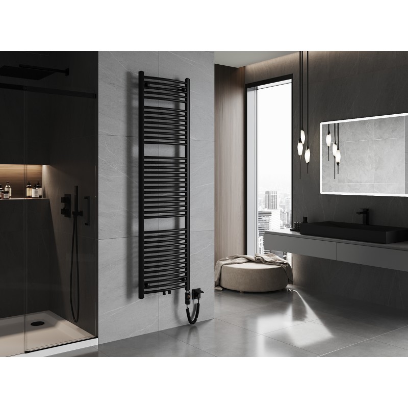Mexen Ares elektromos radiátor 1800 x 500 mm, 900 W, fekete - W102-1800-500-2900-70