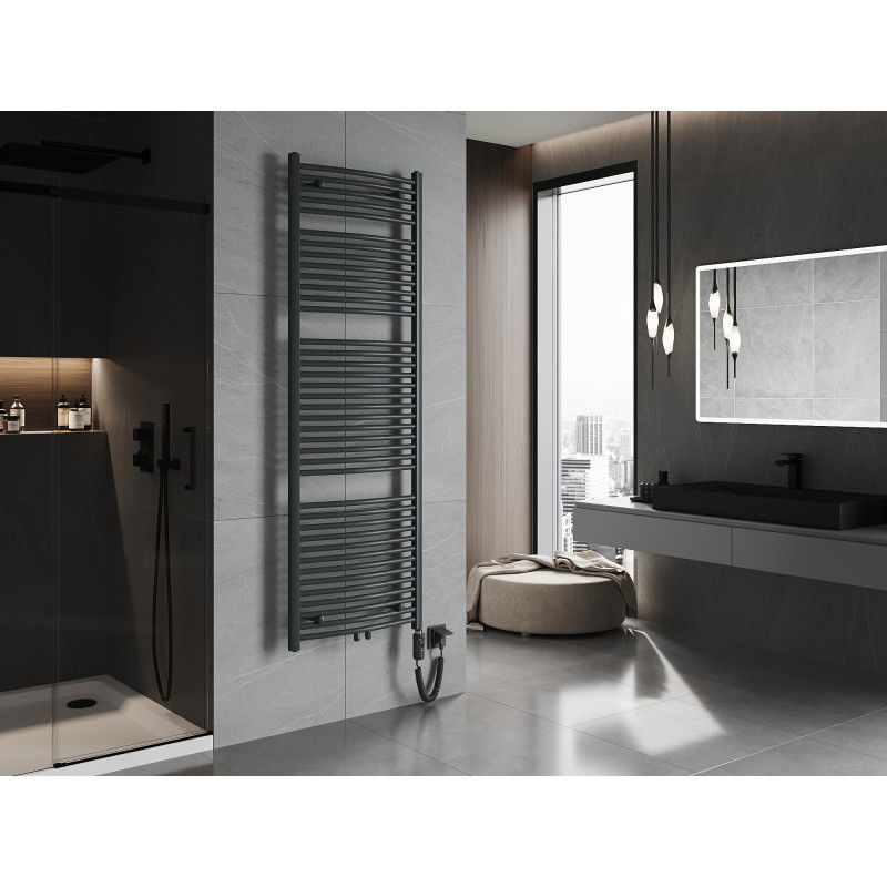 Mexen Ares elektromos radiátor 1800 x 600 mm, 900 W, antracit - W102-1800-600-2900-66