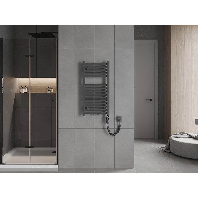 Mexen Hades elektromos radiátor 800 x 400 mm, 300 W, antracit - W104-0800-400-2300-66