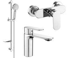 Mexen Milo Set de duș DF40, crom - 71304DF40-00