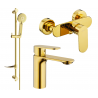 Mexen Milo DF40 set de duș, Aurie - 71304DF40-50