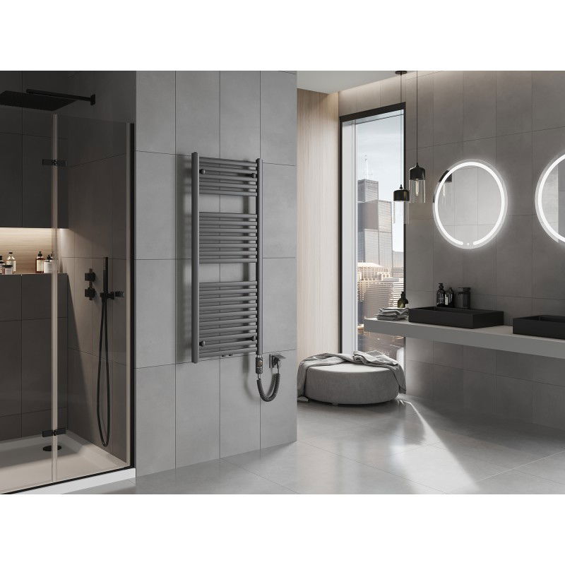 Mexen Hades radiator electric 1200 x 500 mm, 600 W, antracit - W104-1200-500-2600-66