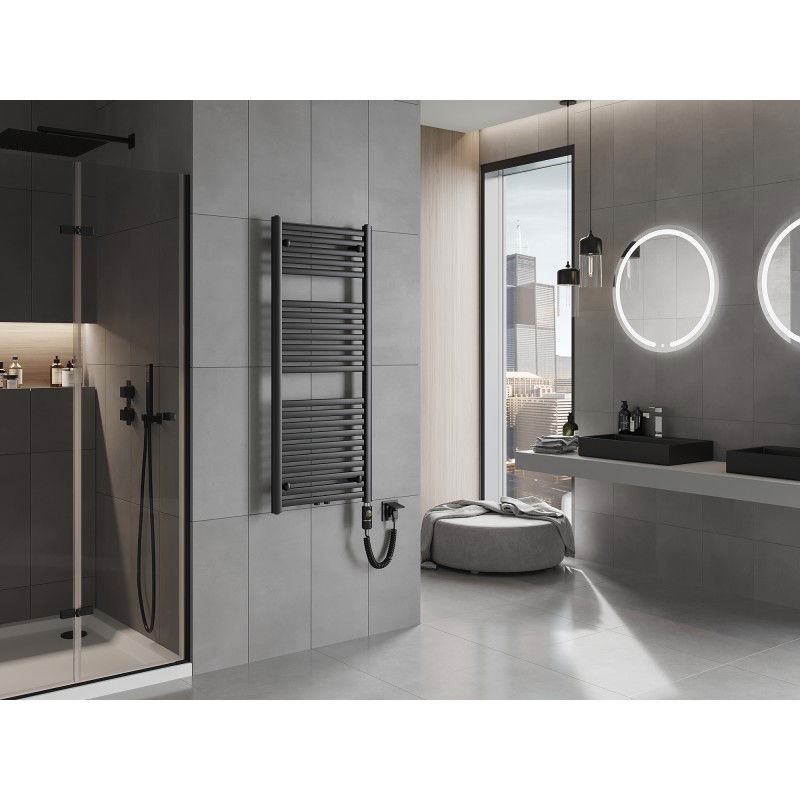 Mexen Hades radiator electric 1200 x 500 mm, 600 W, negru - W104-1200-500-2600-70