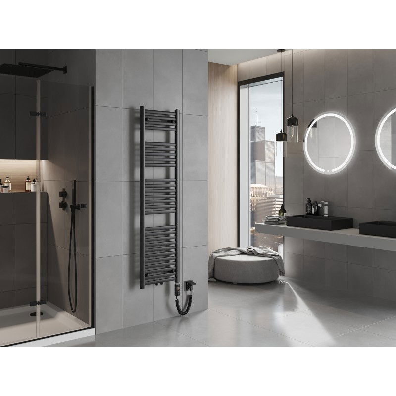 Mexen Hades radiator electric 1500 x 400 mm, 600 W, negru - W104-1500-400-2600-70