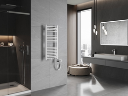 Mexen Ares elektromos fűtőtest 900 x 400 mm, 300 W, fehér - W102-0900-400-6300-20