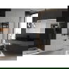 Mexen Ares elektromos radiátor 900 x 400 mm, 300 W, fekete - W102-0900-400-6300-70