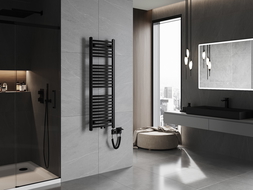 Mexen Ares 1200 x 400 mm-es elektromos radiátor, 400 W, fekete - W102-1200-400-6400-70