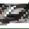 Mexen Ares elektromos radiátor 1800 x 600 mm, 1200 W, fekete - W102-1800-600-6120-70