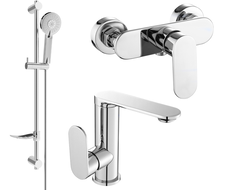 Mexen Milo DF40 zuhanykészlet, króm - 713054DF40-00