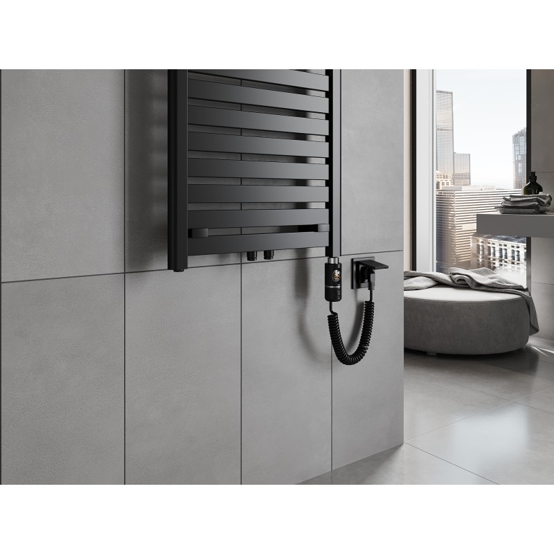 Mexen Uran elektromos radiátor 1200 x 600 mm, 600 W, fekete - W105-1200-600-2600-70