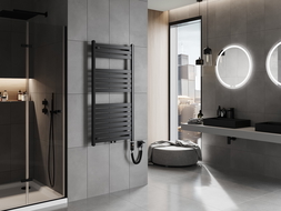 Radiator electric Mexen Uran 1200 x 600 mm, 600 W, negru - W105-1200-600-2600-70