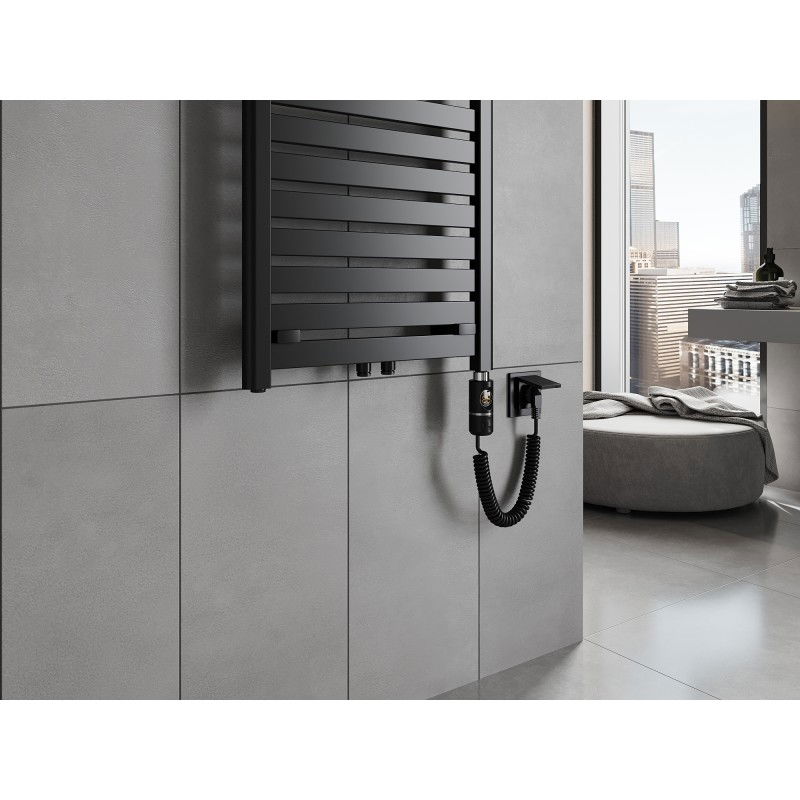 Mexen Uran elektromos radiátor 1800 x 600 mm, 900 W, fekete - W105-1800-600-2900-70