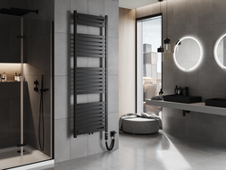 Radiator electric Mexen Uran 1800 x 600 mm, 900 W, negru - W105-1800-600-2900-70