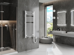 Mexen Pluton elektromos fűtőtest 1200 x 500 mm, 600 W, fehér - W106-1200-500-2600-20