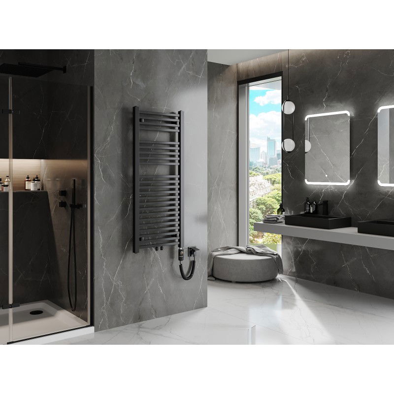 Mexen Pluton radiator electric 1200 x 500 mm, 600 W, negru - W106-1200-500-2600-70