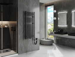 Mexen Pluton radiator electric 1200 x 500 mm, 600 W, negru - W106-1200-500-2600-70