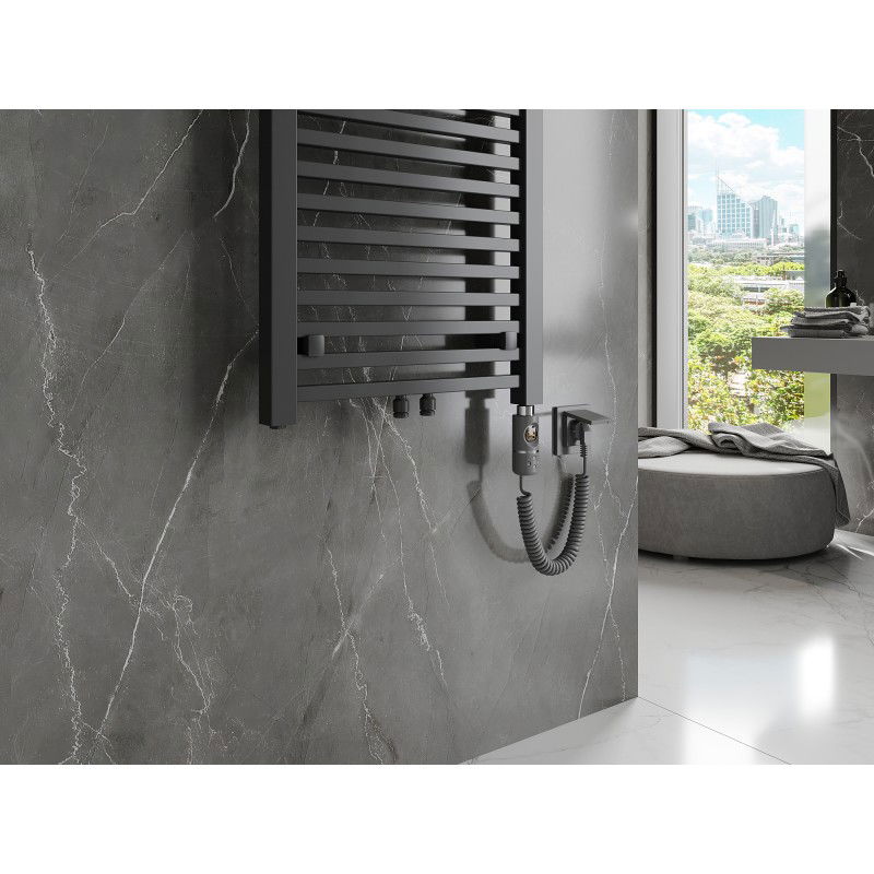 Mexen Pluton elektromos radiátor 1200 x 500 mm, 600 W, antracit - W106-1200-500-2600-66