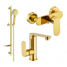 Mexen Milo Set de duș DF40, auriu - 713054DF40-50