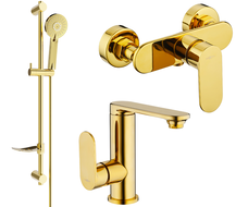 Mexen Milo Set de duș DF40, auriu - 713054DF40-50