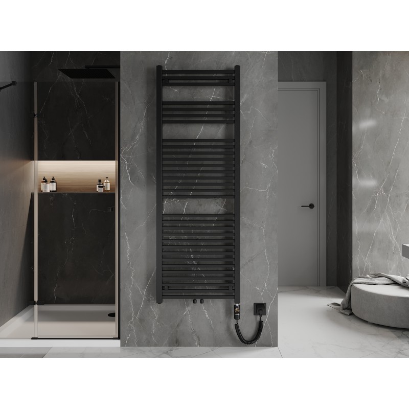 Mexen Pluton elektromos radiátor 1700 x 600 mm, 900 W, fekete - W106-1700-600-2900-70