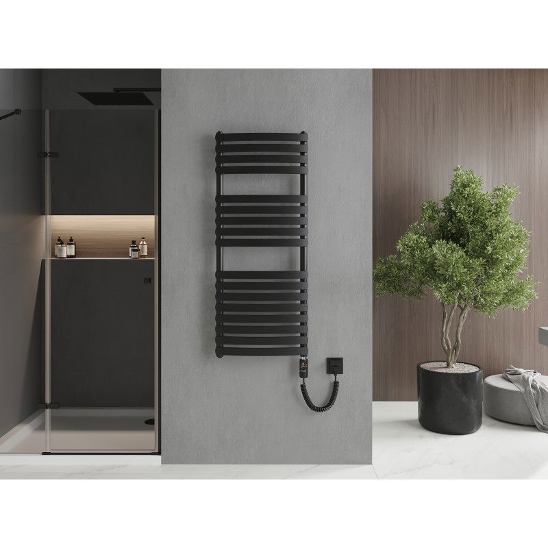 Mexen Bachus calorifer electric 1200 x 500 mm, 600 W, negru - W109-1200-500-2600-70