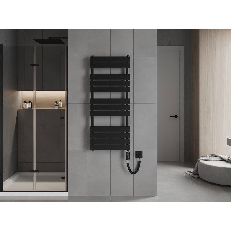 Mexen Ceres elektromos radiátor 1200 x 500 mm, 600 W, fekete - W111-1200-500-2600-70