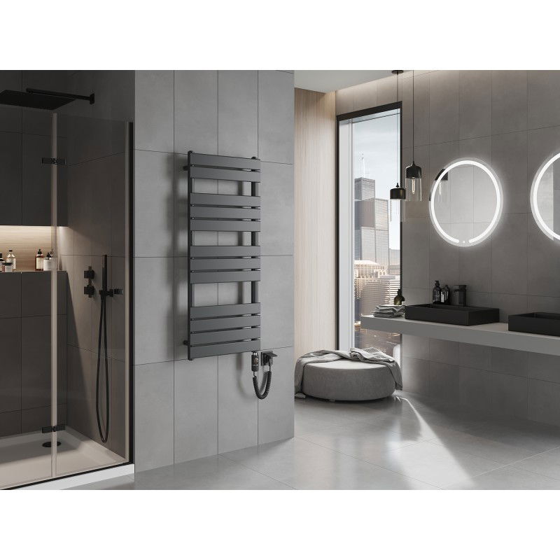 Mexen Ceres elektromos radiátor 1200 x 500 mm, 600 W, antracit - W111-1200-500-2600-66