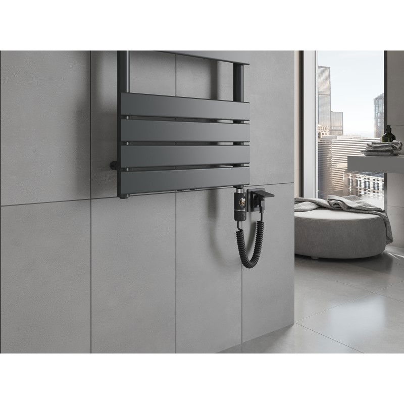 Mexen Ceres elektromos radiátor 1200 x 500 mm, 600 W, antracit - W111-1200-500-2600-66