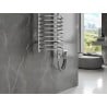 Mexen Eros elektromos radiátor 1200 x 318 mm, 300 W, króm - W112-1200-318-2300-01