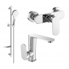 Mexen Milo Set de duș DF05, crom - 713054DF05-00