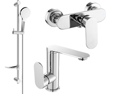 Mexen Milo Set de duș DF05, crom - 713054DF05-00