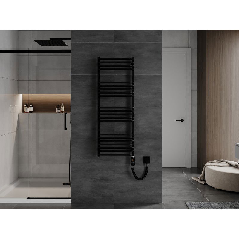 Mexen Apollo radiator electric 1210 x 450 mm, 600 W, negru - W117-1210-450-2600-70