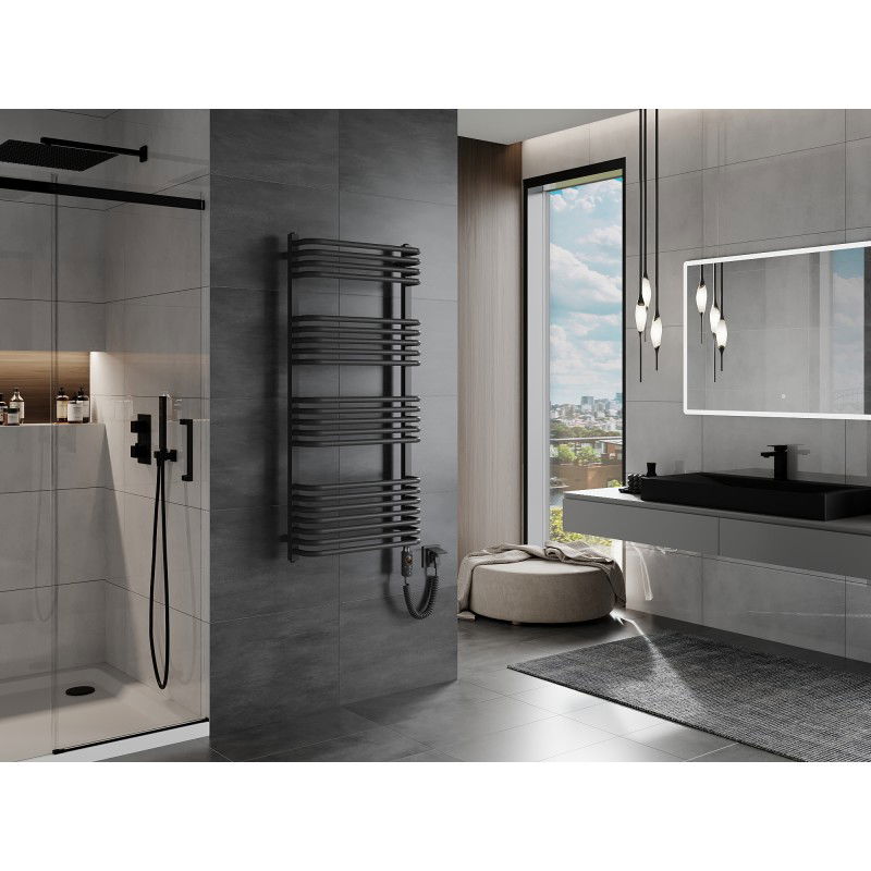 Mexen Apollo radiator electric 1210 x 550 mm, 600 W, antracit - W117-1210-550-2600-66