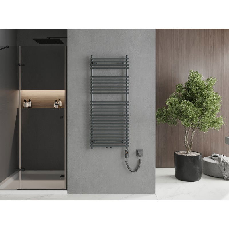 Mexen Sol radiator electric 1200 x 500 mm, 600 W, antracit - W125-1200-500-2600-66