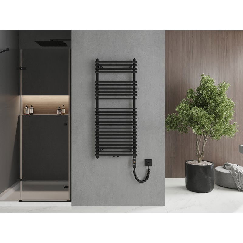 Mexen Sol radiator electric 1200 x 500 mm, 600 W, negru - W125-1200-500-2600-70