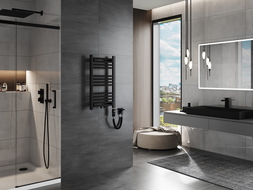 Mexen Mars elektromos radiátor 700 x 400 mm, 300 W, fekete - W110-0700-400-2300-70