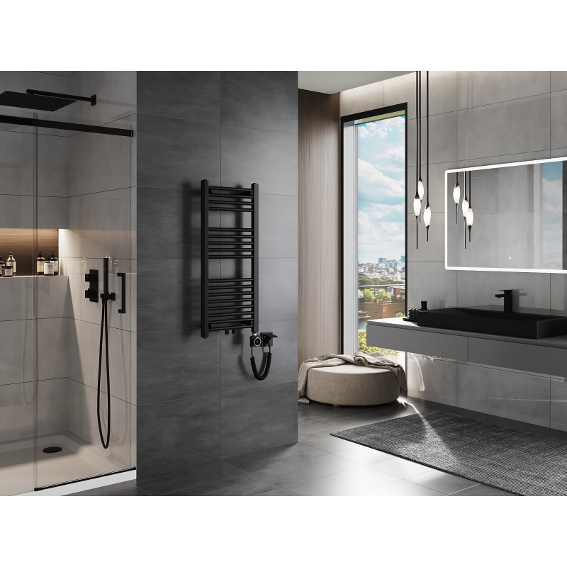 Mexen Mars radiator electric 900 x 400 mm, 300 W, negru - W110-0900-400-6300-70