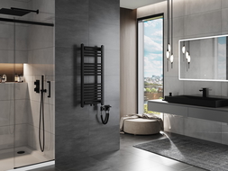 Mexen Mars calorifer electric 900 x 400 mm, 300 W, negru - W110-0900-400-6300-70